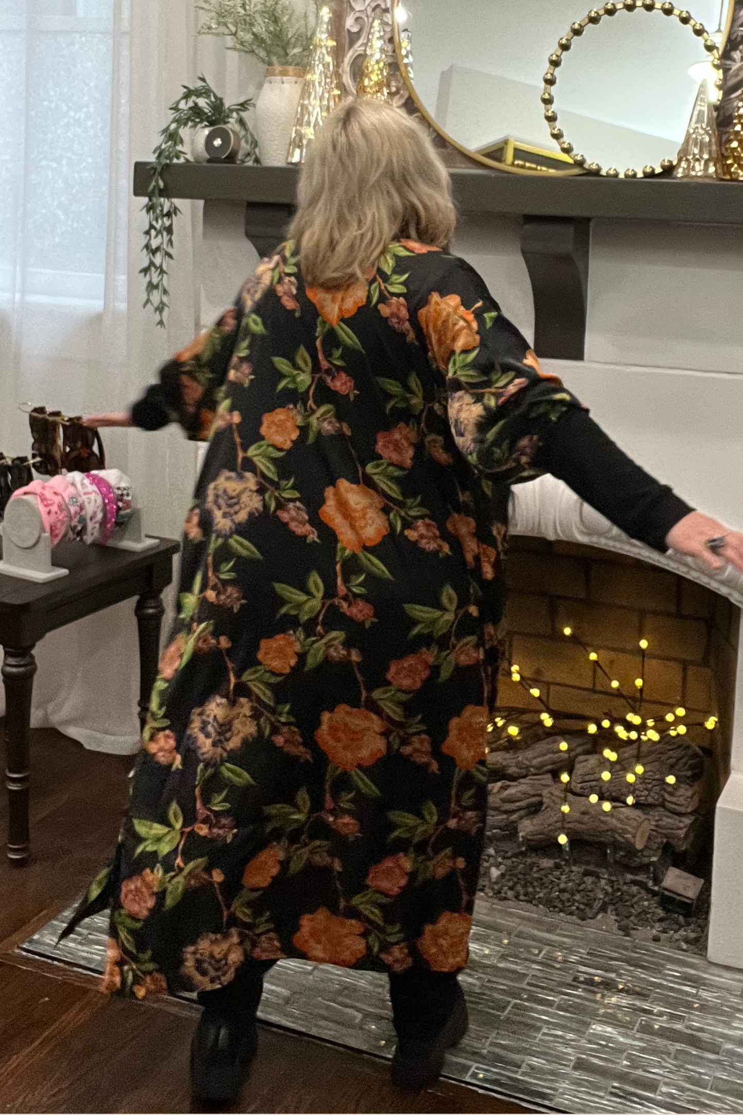 Maren Floral Open Duster