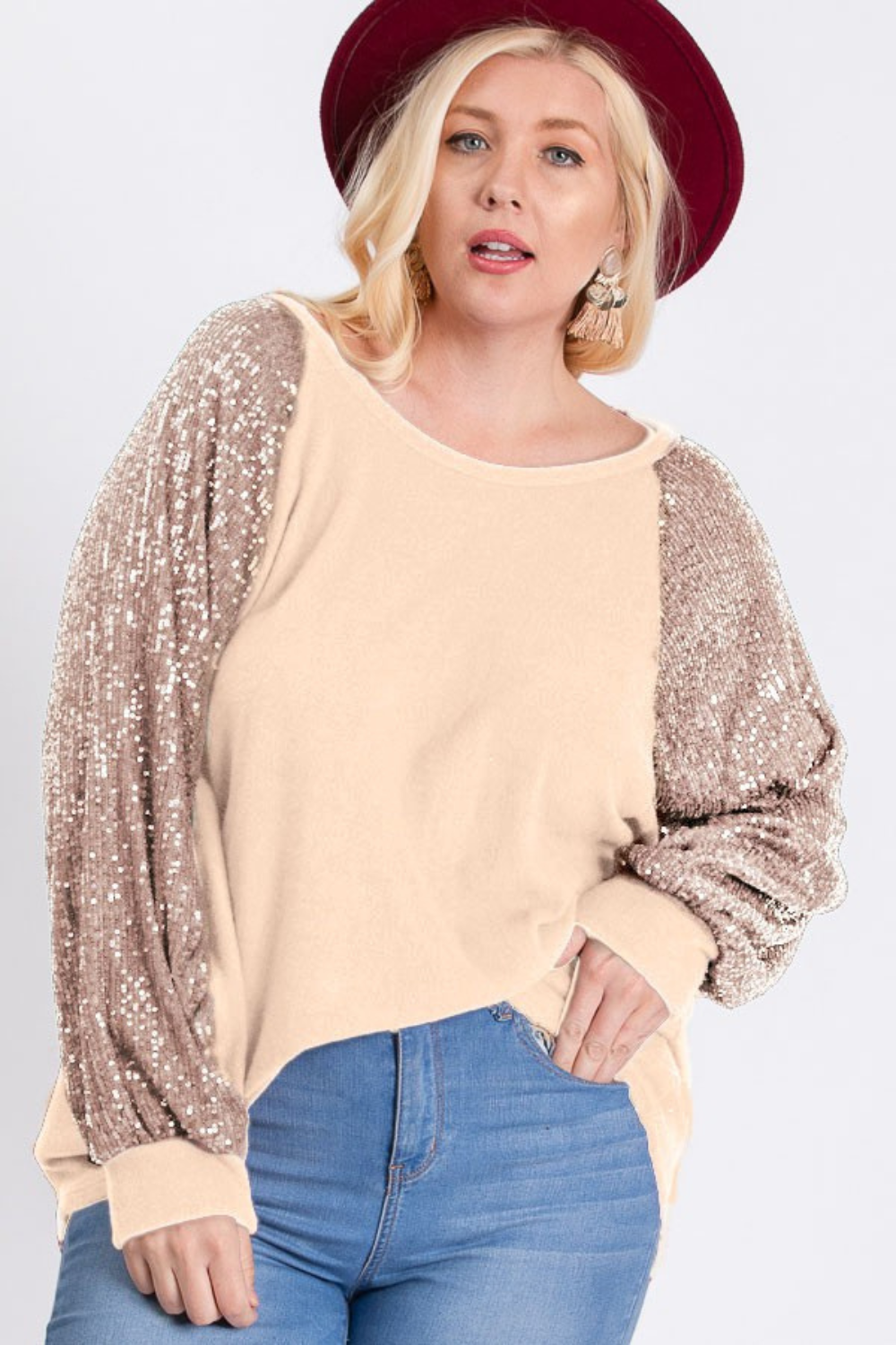 Matilda Sequin Long Sleeve Top