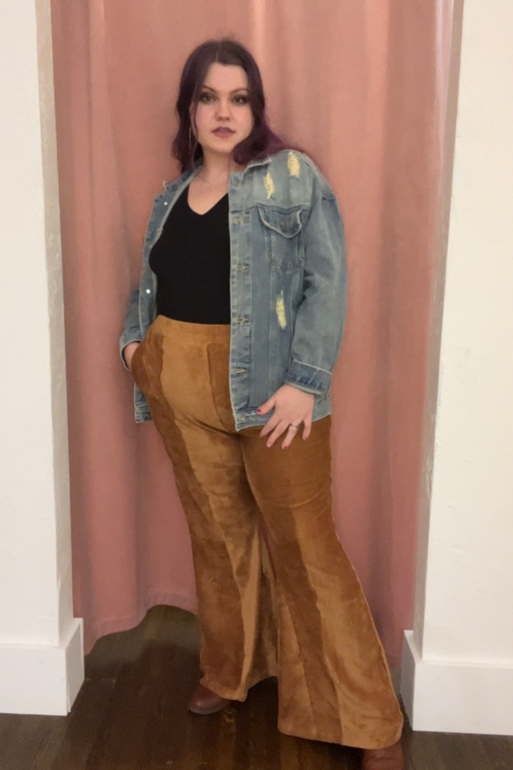 Eliza Ribbed Flare Pants