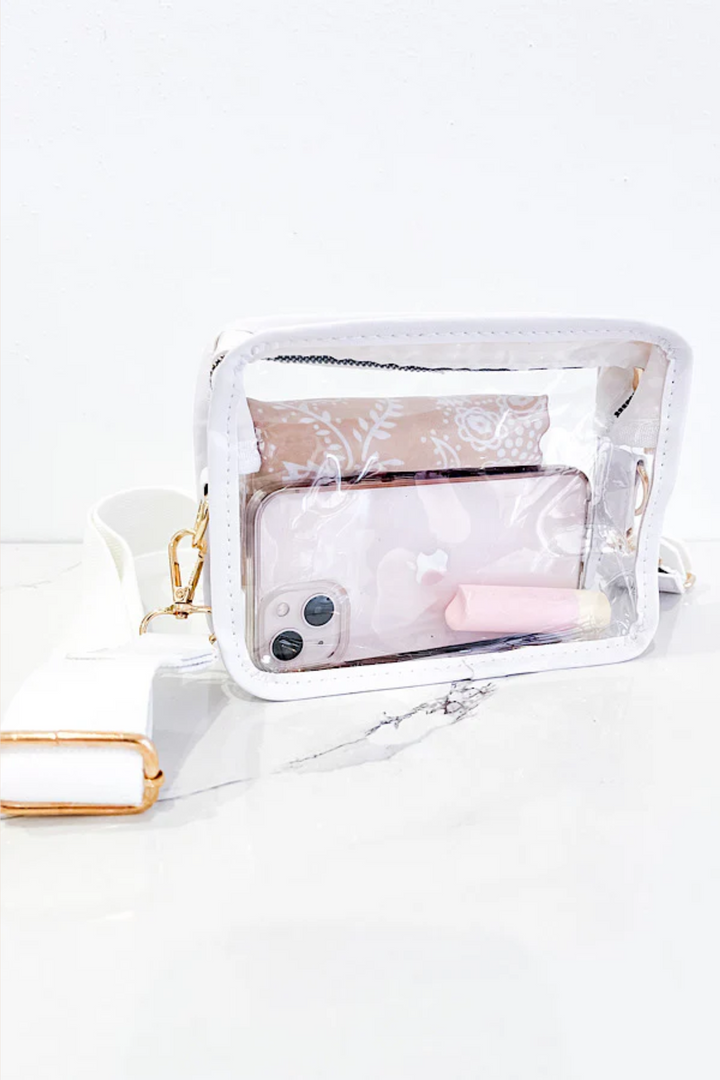 Serena Clear Stadium Crossbody Bag