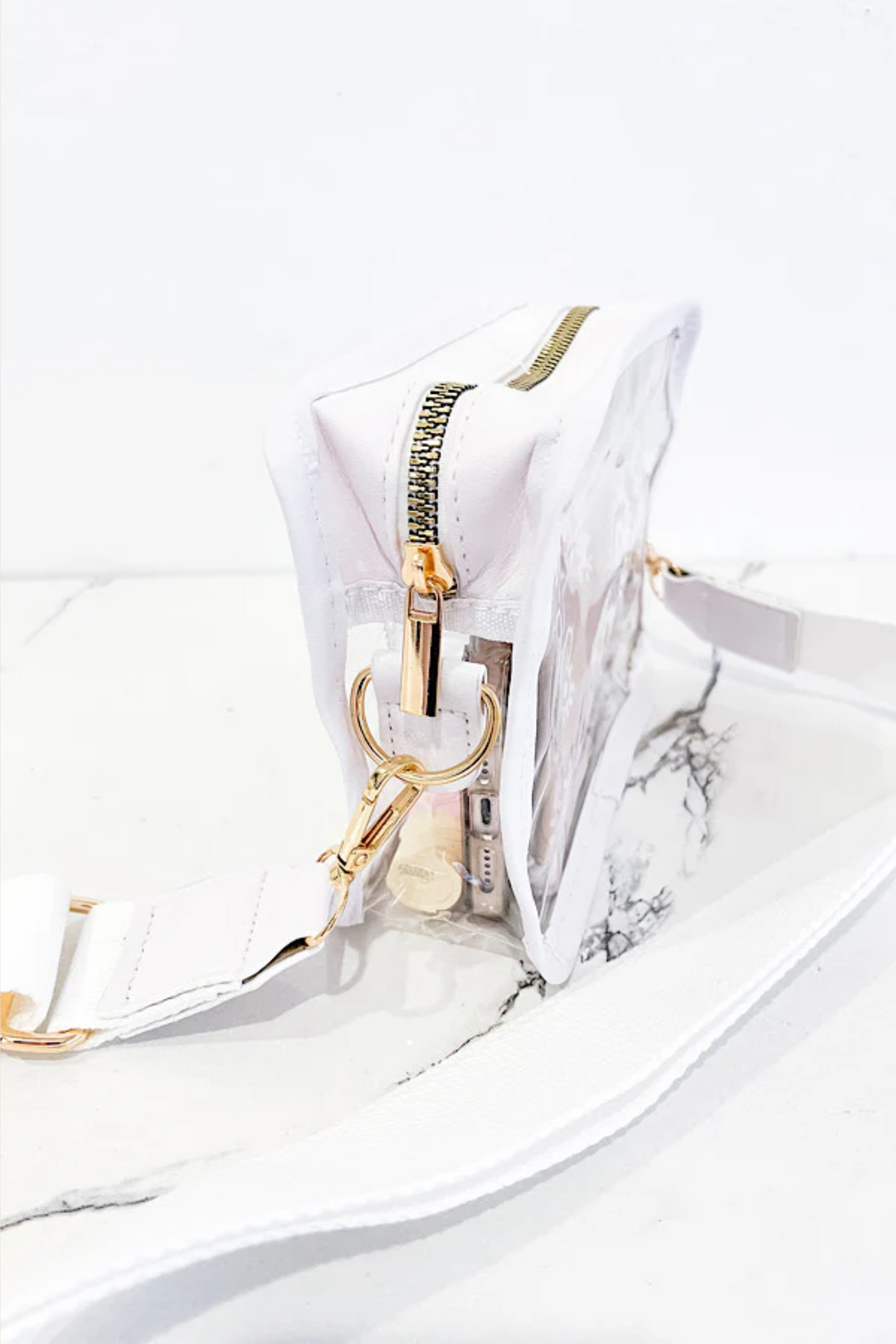 Serena Clear Stadium Crossbody Bag