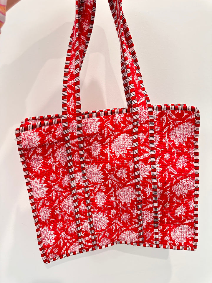 Signature Farylina Quilted Tote Bag