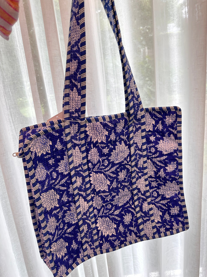 Signature Farylina Quilted Tote Bag