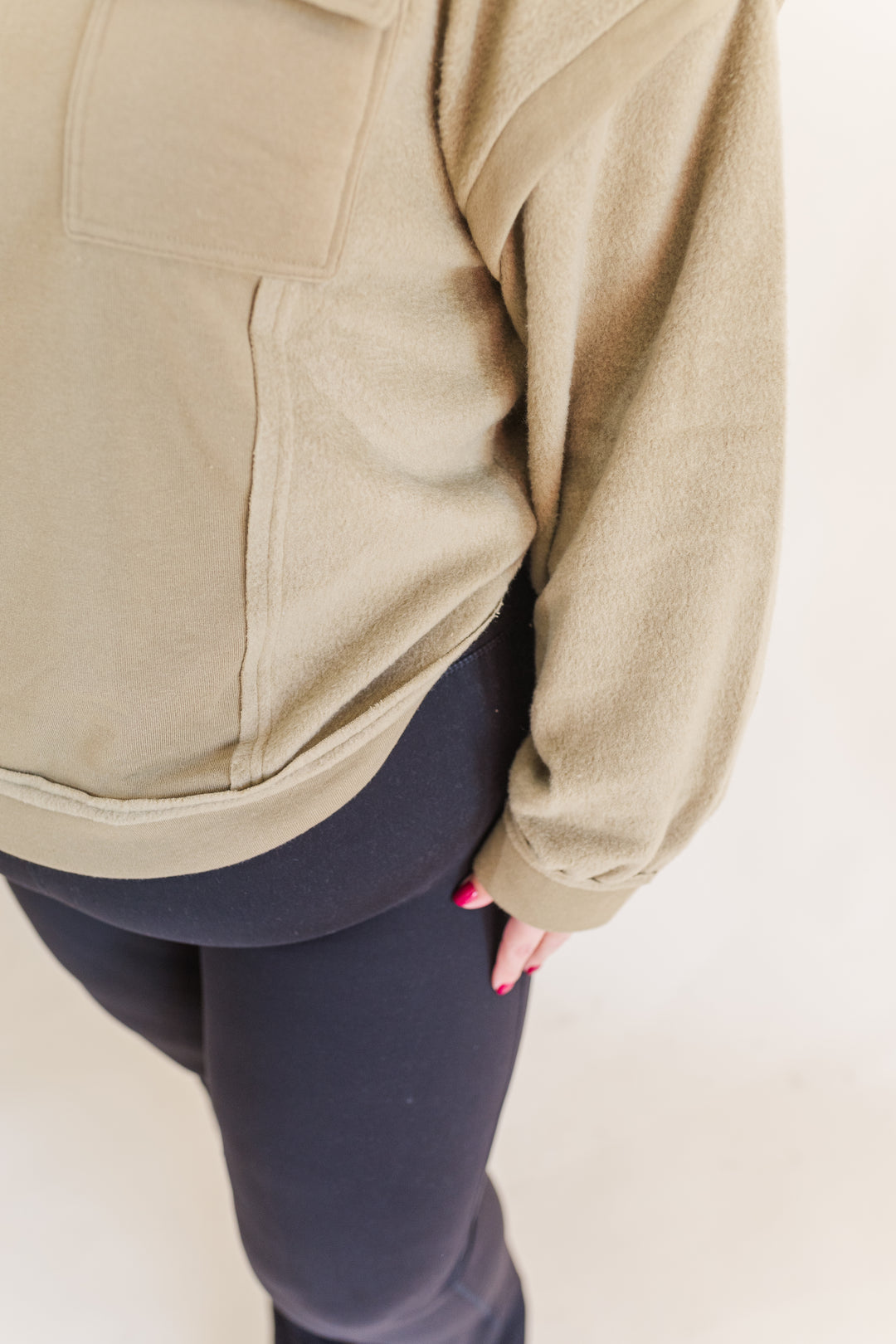 Molly Henley Quarter-Zip Pullover