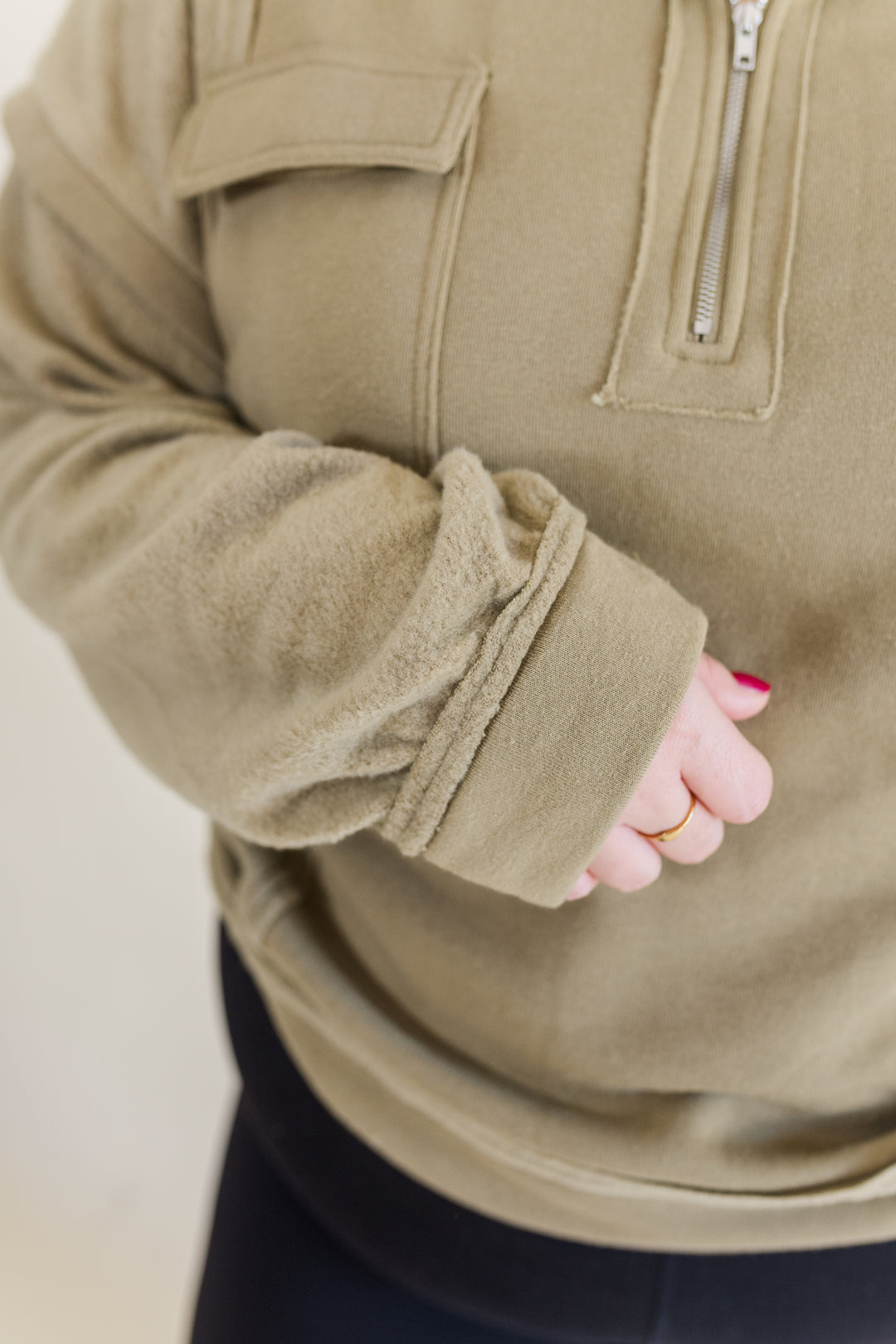 Molly Henley Quarter-Zip Pullover