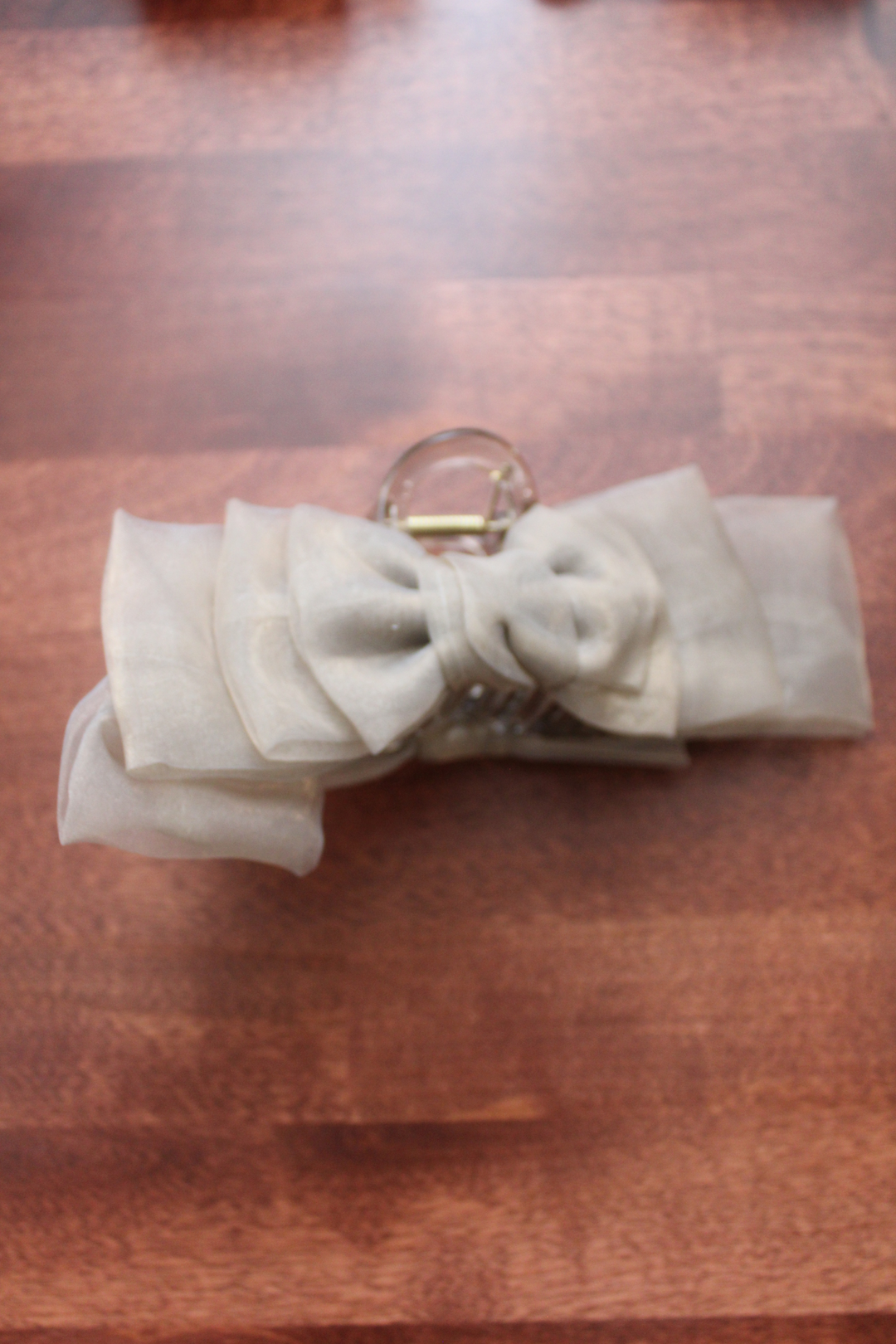 Arabella Tulle Bow Claw Clip